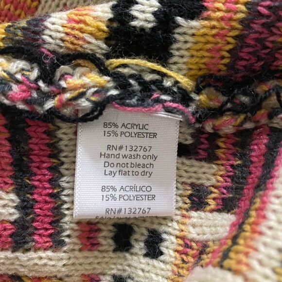 Baciano Open front cardigan Size X-Large Tribal print - Picture 7 of 7